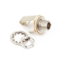 2 Genuine Fender 1/4" Input/Output Jacks for Electric Guitar/Bass 004-7329-049