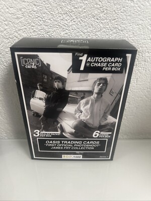 Oasis Trading Cards Box Iconic Cards 1 Of 1000 NEU OVP