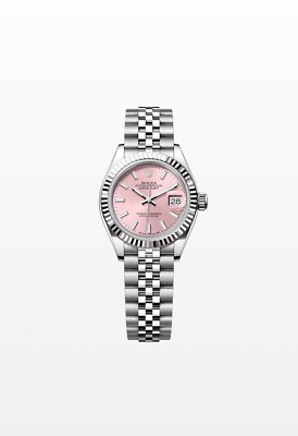 Ladies Rolex Datejust 28mm Steel & White Gold 279174 Pink Baton Dial 2024
