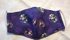 Face Mask Disney Evil Queen Cruella de Vil Villains CHILD KIDS washable Villain