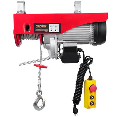 Electric Hoist, 1320 lbs Lifting Capacity, 1150W 110V Electric Steel Wire Winch
