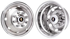 4 Ford Van 16 Dual Steel Wheel Simulators Dually 8 Lug 8 Hole Skins Liners Rv