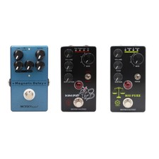 Mosky Delay/Distortion/Fuzz Boost Guitar Effect Pedal LED True Bypass Metal