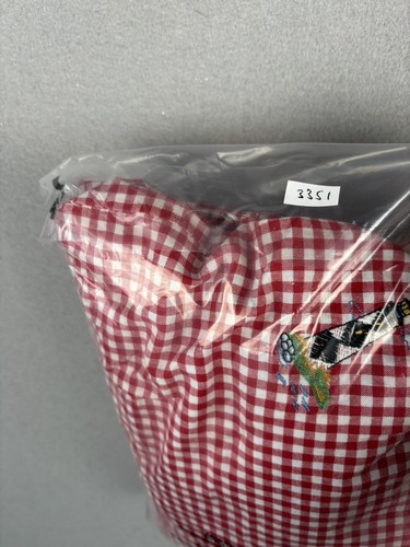 Casey Coleman Women’s Jacket XL Red Check Lighthouse Print 3351 - Picture 13 of 13