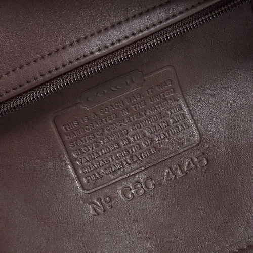 Vintage Old COACH 4145 Soho Bag/Handbag Shoulder Bag Dark Brown Leather Good - Picture 8 of 8