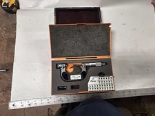 MACHINIST TpCb  TOOLS LATHe  MILL Mitutoyo 126 - 138 Thread Micrometer Anvil