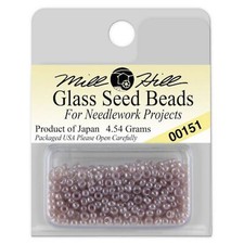Mill Hill Glass Beads - Color 00151 Ash Mauve Size 11/0 Seed Bead - 4.54 Grams