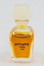 VTG PAVLOVA PARIS 1922 by PAYOT 2mL/ .06oz PURE PARFUM SPLASH MINIATURE PERFUME