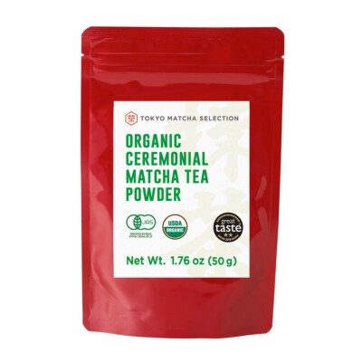 Organic Ceremonial Matcha Tea Powder 1.76 oz (50g) USDA / GreatTaste 2018 Winner