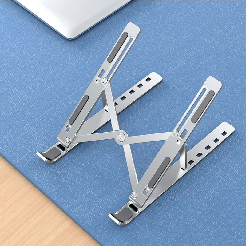 Adjustable Foldable Laptop Stand Bracket Aluminium Notebook Support Holder - Image 4 of 4