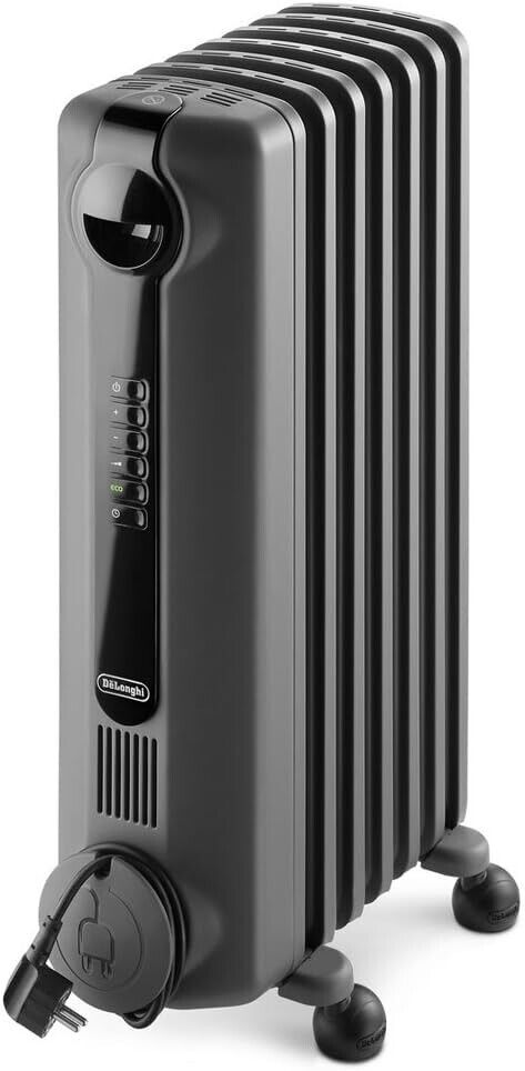 1500W Radia S Oil Column Heater w/Timer, Black | FRE SHIPPING AU