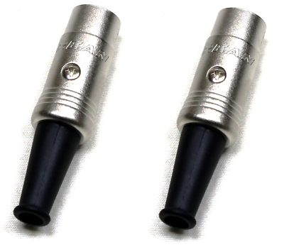 2) Two Genuine REAN by NEUTRIK NYS322 DIN 5-PIN Male Midi Cable