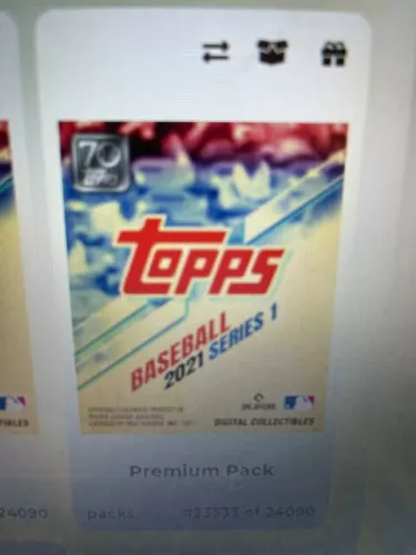Topps 2021 MLB Premium Pack ~ 45 Digital Baseball Cards ~ NFT ~ MINT # 23,533