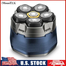 Head Shaver for Bald Men Rechargeable Cordless Electric Razor Wet/Dry Trimmer