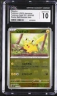 ⚡⚡ CGC 10 GEM MINT PIKACHU MASTER BALL 025/165  REVERSE HOLO POKEMON 151 JAP psa