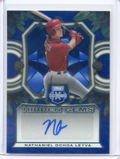 2023 Panini Elite Extra Edition NATHANIEL OCHOA LEYVA Hidden Gems Auto NATIONALS