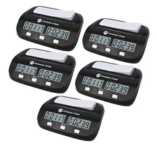 Wholesale Chess Basic Digital Game Timer with Bonus & Delay - 5 Pack