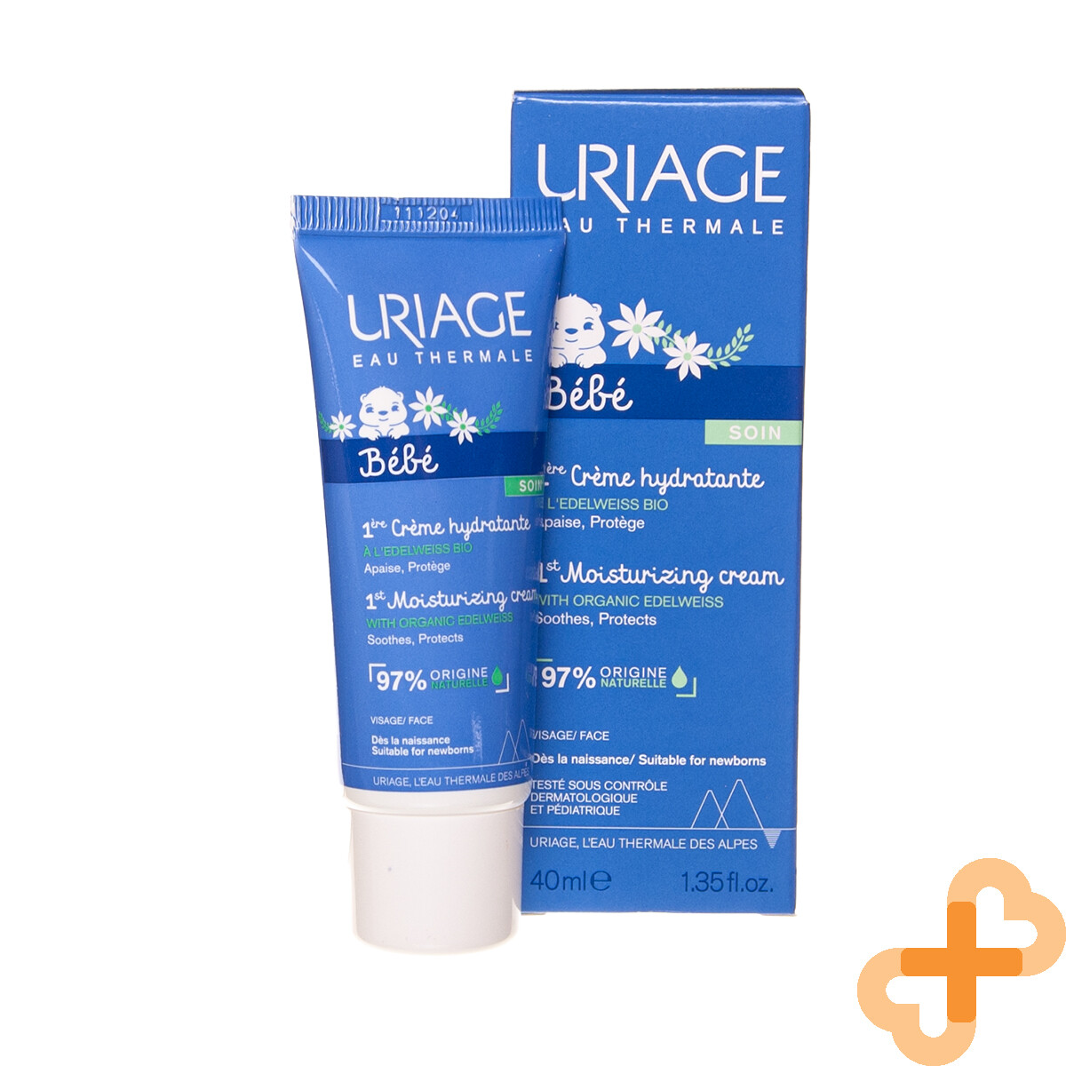Uriage 1st Moisturizing Cream 40ml Babies Hydrates Soothes Protects Daily Care