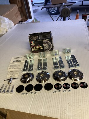 CAL CUSTOM WIRE WHEEL COVER LOCKING ADAPTOR KIT 5313 Vintage Cal Custom Hawk