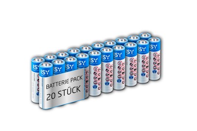 ISY IBA-1001 AAA (Micro) Batterie, 1.5 Volt 20 Stück