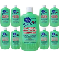 Soilove Laundry Soil-Stain Remover 16oz 9 Packs ( Made in USA )
