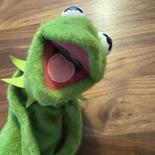 Kermit The Frog 12" Hand Puppet 1978 Fisher Price Jim Henson's Muppets Vintage