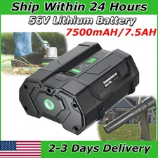 (1~2X) 6.0Ah/7.5Ah For EGO Power+BA1400 BA2800T 56V Li-ion Battery BA4200 BA2800