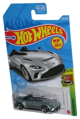 Hot Wheels Hw Exotics 9/10 (2021) Argent Aston Martin V12 Speedster Voiture - Photo 1/3