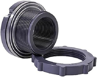 2'' PVC Bulkhead Fitting NPT Female Water Tank Barrel Rain Seal Connector