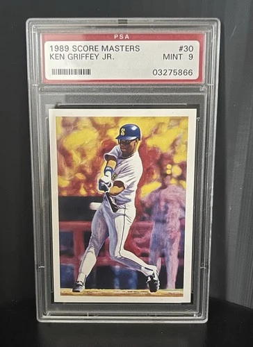 1989 Scoremasters Ken Griffey Jr. Rookie RC #30 PSA 9 Mint HOF Seattle Mariners