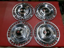 Vintage 1961 Chevy Impala Belair 14 Hubcaps Wheel Covers Vintage 1961 Chevy Impala Belair 14 Hubcaps Wheel Covers