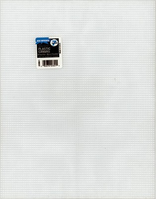 Zehrco-Giancola Plastic Canvas 7 Count 10.5''X13.5''-Clear - 33900-1
