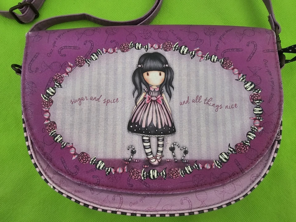 Adorable Bolso Bandolera Santoro Gorjuss "Azúcar y Especias" para Mujer Raro Difícil de Encontrar Foto 3 de 4
