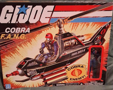 G.I. Joe Cobra F.A.N.G. Helicopter Vehicle Cobra Pilot Action Figure NIB