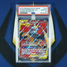 Charizard & Braixen GX Cosmic Eclipse Full Art 212/236 [PSA 10] on eBay