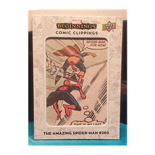 2022 Upper Deck Marvel Beginnings Comic Clippings Spider-Man #260 CC-S260 26/65