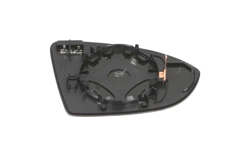 Left Exterior Mirror Glass (Aspherical, Heated, Chrome) Fits: VW GOLF SPORTSVAN