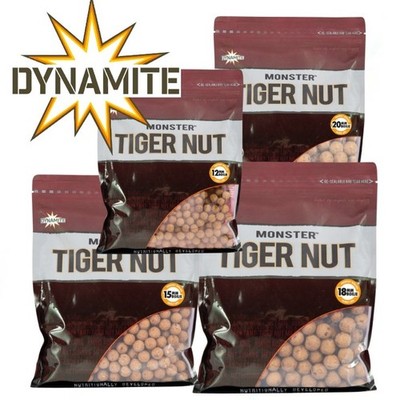 Dynamite Baits Monster Tiger Nut Boilies 1Kg - Karpfenangeln - 12/15/18/20mm