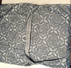 Pair of Standard-size, Blue-gray, Bed Pillow Covers, Shams from Kathy Ireland — photo 2