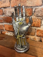 10" Steampunk Style Vertical Resin Hand....Great for  Consoles...FREE SHIPPING!