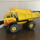 Vintage Tonka Turbo Diesel Dump Truck XMB-975 1980's Pressed Steel 16.5" x 10"