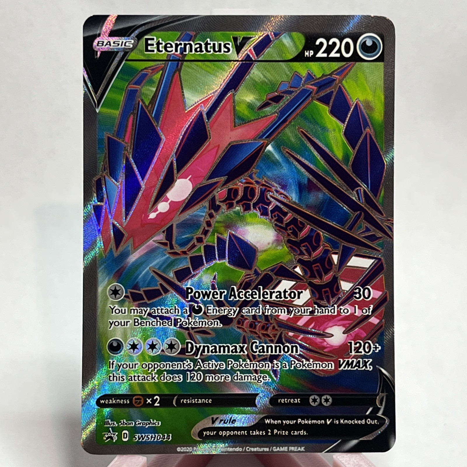 Eternatus V SWSH044 SWSH: Sword & Shield Promo Cards Holo-NM