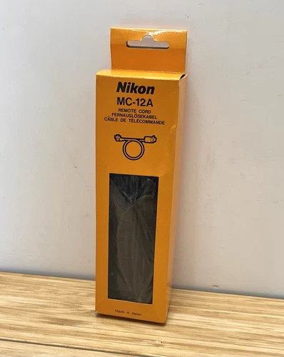 Nikon MC-12A Remote Shutter Release Cord (for F4s, MD-4, MD-12, N8008, N70).
