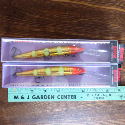 Lot of 2 Rapala Down Deep Husky Jerk 14 Lures Jerkbait DHJ-14 JLC Juicy Lucy NEW