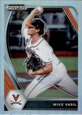 2021 Panini Prizm Draft Picks #PDP199 Mike Vasil Silver Prizm
