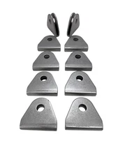 Double Shear Tab Seat Belt Limit Strap Tab IMCA UMP Off Road Race 1/2" Hole 10PC