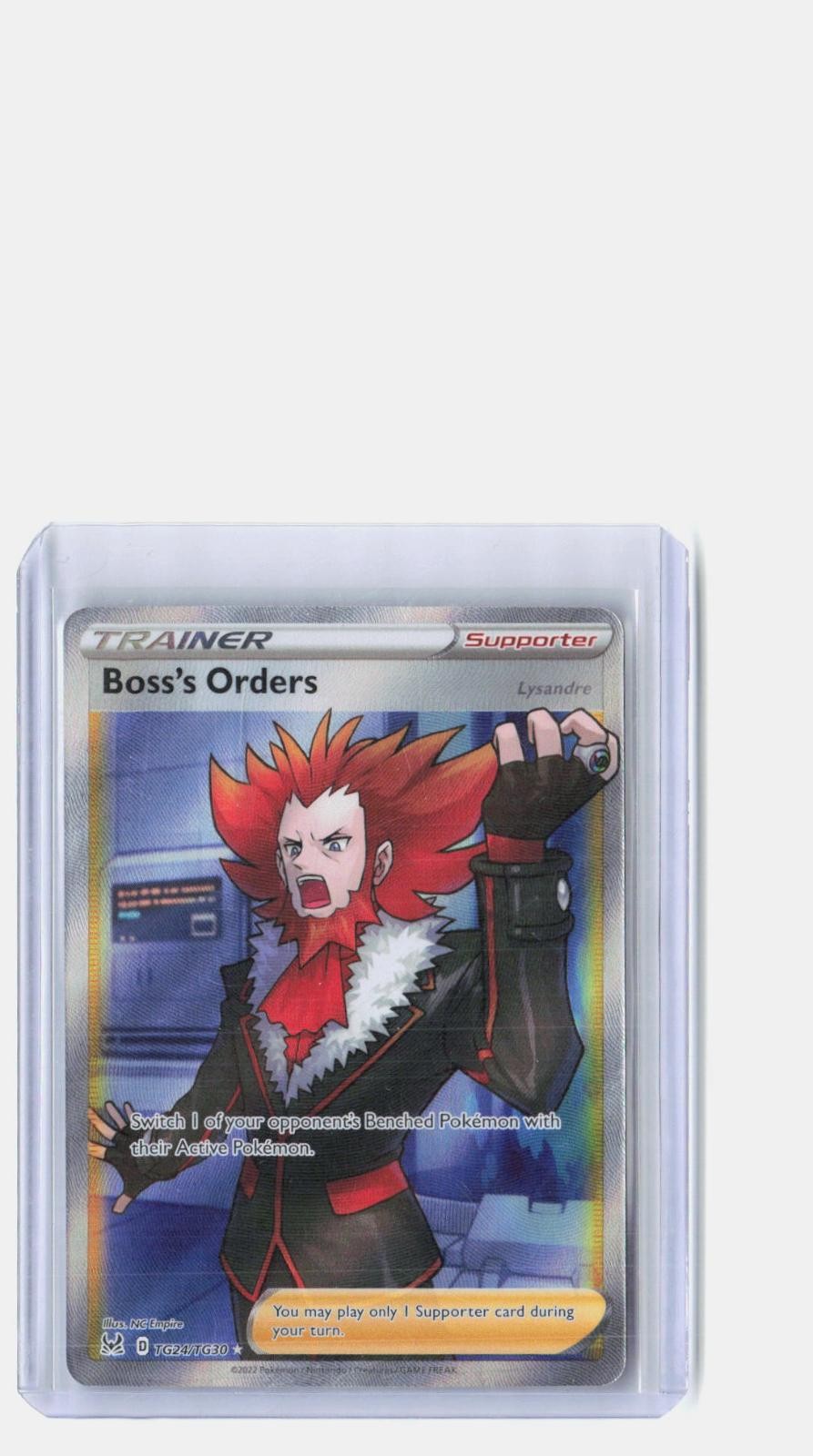 Boss's Orders TG24/TG30 Ultra Rare Lost Origin Trainer Gallery Pokemon Holo NM