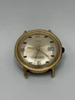 Vintage 1971 Timex Marlin Watch Face Gold Tone Wrist Watch Untested