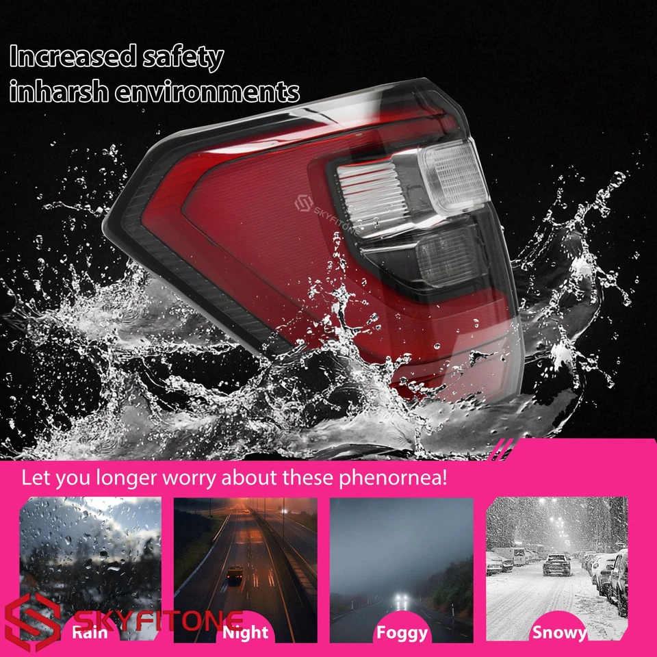 For 2018-2021 Ford Expedition LED Tail Light Brake Lamp Replacement Driver Side - Image 4 of 4