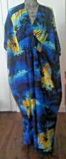 Vintage HELENA'S HAWAII Hawaiian Kaftan Muu Muu NEW One Size Fits All
